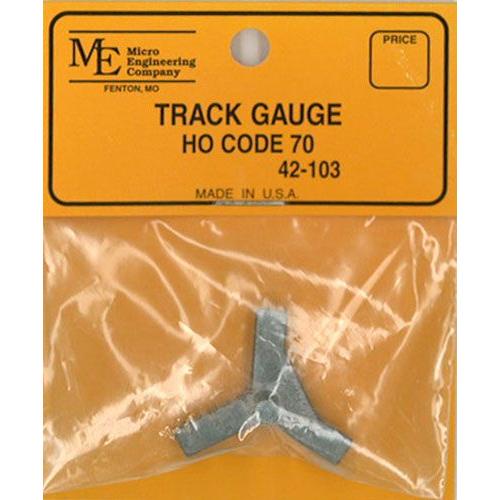 トラック・ゲージ　16.5mm HO コード70番用：マイクロエンジニアリング　鉄道　線路　42-1...