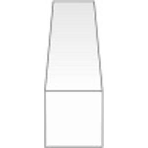 角棒 0.75 x 2.5 350 mm ：エバーグリーン プラ材 ノンスケール 135