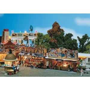 トレーラーハウス（2階建て）【LED付き】 ：ウッドランド 塗装済完成品