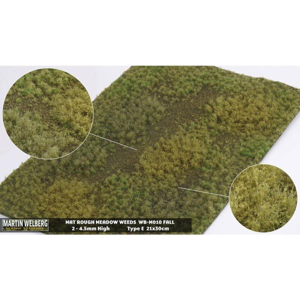 マットタイプ(牧草地) 全高4.5mm 秋 パウダー付き　：マーティンウェルバーグ ノンスケール W...