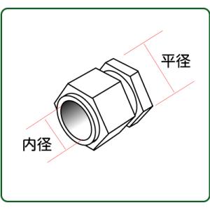 六角管継手 　ダブル　平径1.2mm　：さかつう　ディテールアップ　ノンスケール　4454｜sakatsu