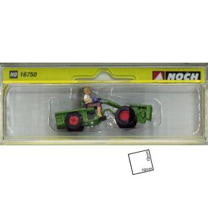 馬に牽かれる野菜かごを乗せた平台荷馬車 ：プライザー 塗装済完成品
