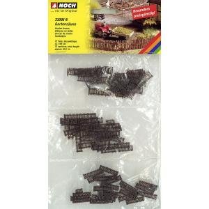 ガーデンフェンス　木柵　：ノッホ　未塗装キット　N(1/160)　33096