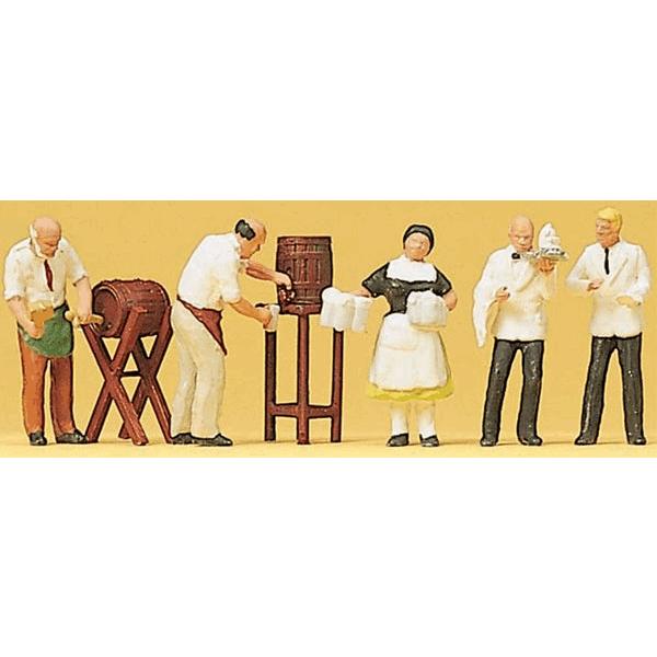 飲み屋の従業員　：プライザー　塗装済完成品　HO(1/87)　10210
