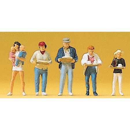 セルフサービスのレストランの人々　：プライザー　塗装済完成品　HO(1/87)　10367