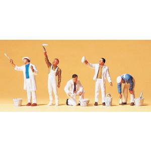 馬に牽かれる野菜かごを乗せた平台荷馬車 ：プライザー 塗装済完成品