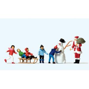 馬に牽かれる野菜かごを乗せた平台荷馬車 ：プライザー 塗装済完成品