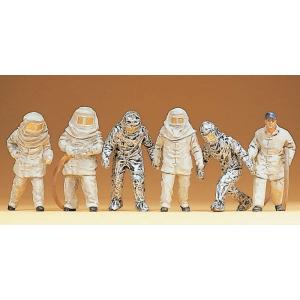 消防士・救急隊員・警察官 60体セット ：プライザー 未塗装キット HO(1