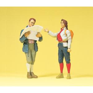 馬に牽かれる野菜かごを乗せた平台荷馬車 ：プライザー 塗装済完成品