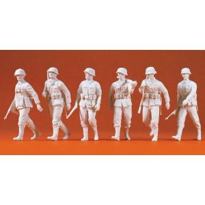見回りをするドイツ兵 6人（1939〜45年） ：プライザー 未塗装キット 1