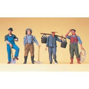 アメリカの作業員 ：プライザー 塗装済完成品 1/22.5 45075 : さかつう