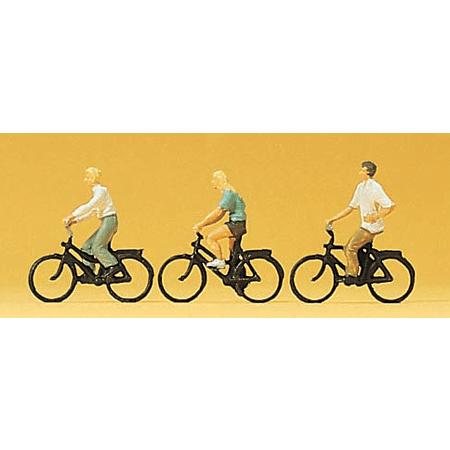 自転車に乗る人たち　：プライザー　塗装済完成品　N(1/160)　79089