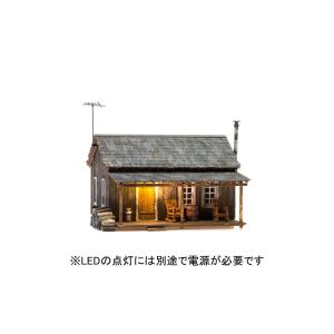 トレーラーハウス（2階建て）【LED付き】 ：ウッドランド 塗装済完成品