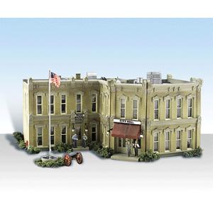 公立ビル　：ウッドランド　塗装済完成品　HO(1/87)　5030