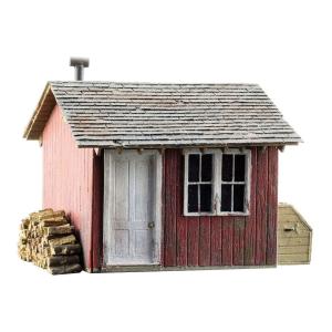 トレーラーハウス（2階建て）【LED付き】 ：ウッドランド 塗装済完成品
