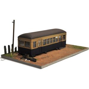 上田交通風ダルマのある情景1　：松井工機　塗装済完成品　HO(1/80)｜sakatsu