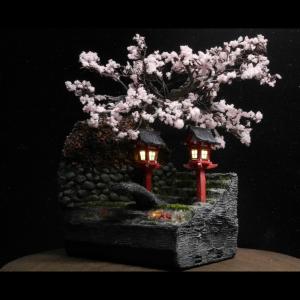 永遠桜（とわざくら）　：櫻和春　塗装済完成品　1/64　スケール｜sakatsu
