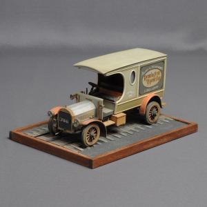 PreiserHOスケール（1/87）「馬に牽かれる野菜かごを乗せた平台荷馬車