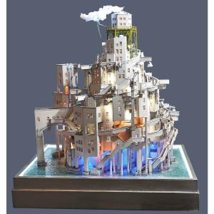 榮螺楼 参號棟（さざえろう 3ごうとう）　：山尾比呂士　塗装済完成品　1/150サイズ