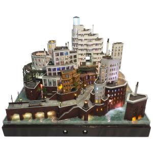 東京湾岸 九燈島（とうきょうわんがん・きゅうとうじま）　：山尾比呂士　塗装済完成品　1/150サイズ