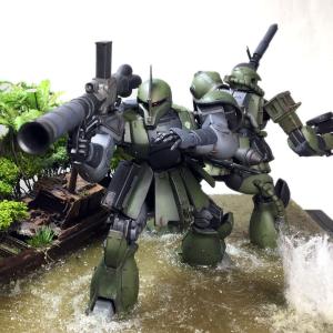 Buddy（ZAKU I + II）　：ヒロセヒロシ　塗装済完成品　1/144