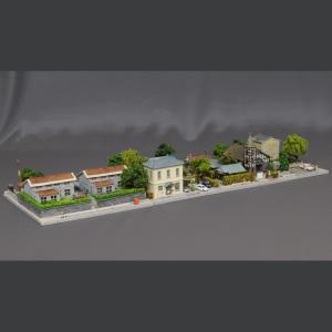 トレーラーハウス（2階建て）【LED付き】 ：ウッドランド 塗装済完成品