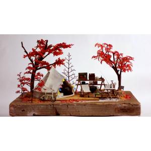 秋のグランピング　：ライオン模型　藤平翔　塗装済完成品　1/24スケール