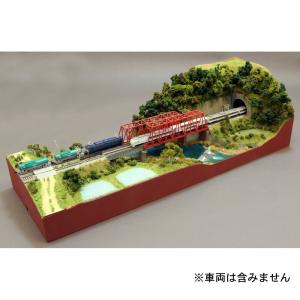 複線のトラス橋　：松本典久　塗装済完成品　1/150サイズ