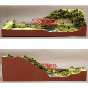 複線のトラス橋 :松本典久 塗装済完成品 1/...の詳細画像1