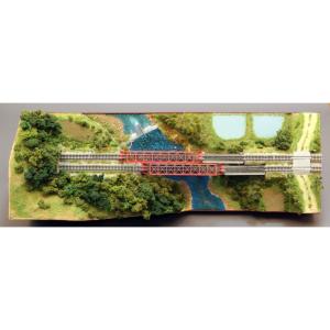 複線のトラス橋 :松本典久 塗装済完成品 1/...の詳細画像4