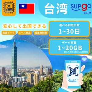 eSIM 台湾 台北 esimカード 1GB~20GB 高速 データ通信専用 3日間~30日間 プリペイドeSIM R simカード 一時帰国 留学 短期 出張 使い捨て