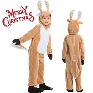 クリスマス ハロウィン コスプレ 男の子 女の子 XS S M L XL クリスマス コスプレ 子供 鹿 キッズ 衣装 ふわふわ もこもこ 子供服 可愛い プレゼント｜sakauchi-shop