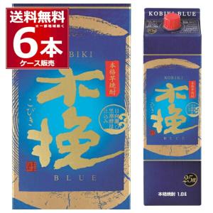 本格焼酎 焼酎 芋焼酎 雲海酒造 芋 木挽ブルー 25゜パック 1800ml×6本(1ケース)[送料...