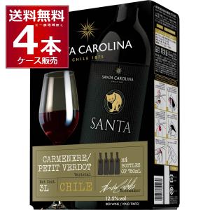ワイン サンタ バイ サンタ カロリーナ カルメネール / プティ ヴェルド BIB 3L×4箱(1ケース)