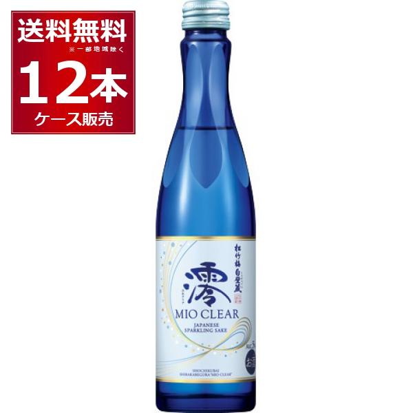 清酒 日本酒 送料無料 宝酒造 白壁蔵 澪 スパーク CLEAR 300ml×12本(1ケース)[送...