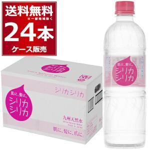 シリカシリカ 九州 天然水 ペット 500ml×24本(1ケース) のむ シリカ水 ミネラルウォーター 大分 日田 九重連山 日本