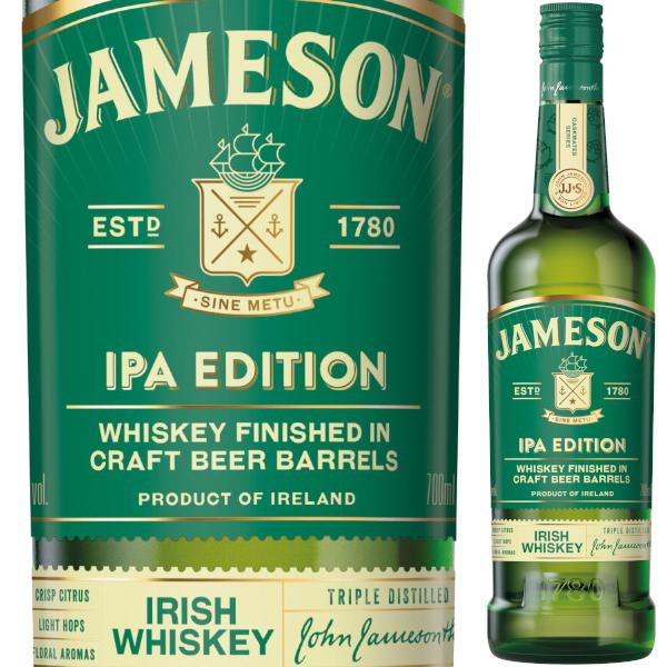 ジェムソン IPA エディション 700ml  40％ アイリッシュ ウイスキー アイルランド(1本...