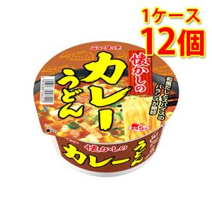 ニュータッチ 懐かしの カレーうどん 12個 1ケース うどん カップ麺 送料無料 北海道 沖縄は送料1000円 代引不可 同梱不可 日時指定不可｜sakaz