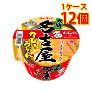 ニュータッチ 大盛 名古屋カレーうどん 12個  うどん カップ麺    同梱不可 日時指定不可