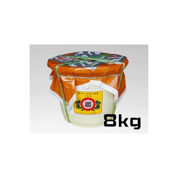 合資会社八丁味噌 角久 カクキュー 赤だし味噌 特選 8kg ポリ樽 みそ 調味料