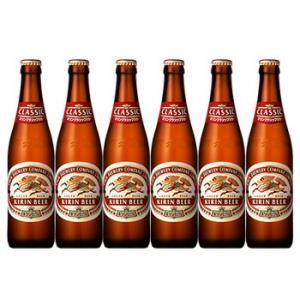 キリンビール クラシックラガー 小瓶 334ml ビール6本セット 国産ビールの商品画像