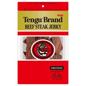 天狗 送料無料 テング ビーフステーキジャーキー ミディアムチャンク