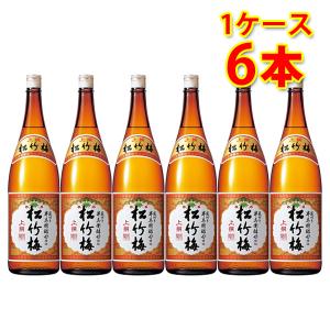 宝酒造 送料無料 上撰 松竹梅 1.8L×6本入り 瓶 1ケース 1800ml プラ