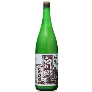 三輪酒造 白川郷 純米にごり酒 1.8L 1ケース 6本入り 日本酒 岐阜県 地酒 清酒 送料無料 ...