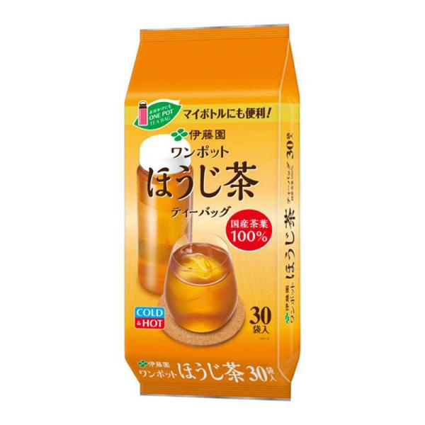 伊藤園 ワンポット ほうじ茶 ティーバッグ 3g 30袋 ソフトドリンク 食品 お茶
