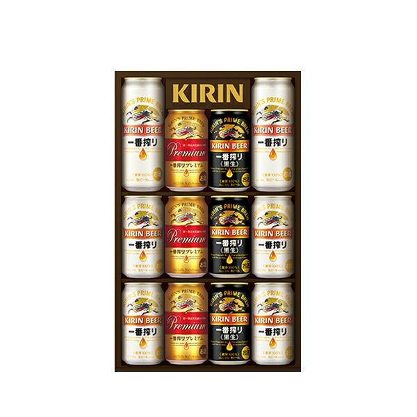 ビールギフト キリン 一番搾り 3種飲みくらべセット プレミアム・黒ビール入り K-IPF3 お中元...