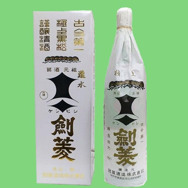 【山田錦仕込み！豪快なキレと飲み応え抜群の旨味！】　剣菱　極上　黒松　超特撰　1800ml