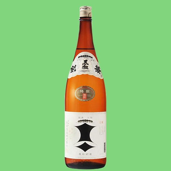 【濃厚な香りにキレと酸味のバランスが非常に良い！】　剣菱　黒松　特撰　1800ml