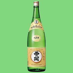 【昔ながらの丁寧な手造りでファンの多い純米酒!】　西の関　手造り純米酒　上撰　精米歩合63%　1800ml