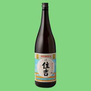 【杉の香りが清々しい!吉野杉を使用した樽酒!】　住吉　銀　特別純米酒　日本酒度+5　1800ml